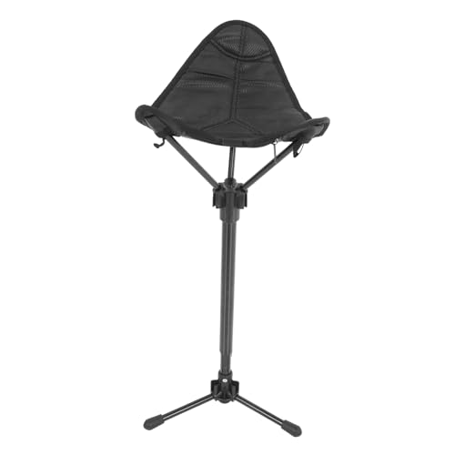 Milisten Telescoping Folding Stool Height Portable Camping Stool for Fishing Hiking and Picnics Compact and Lightweight Design for and Outdoor Activities