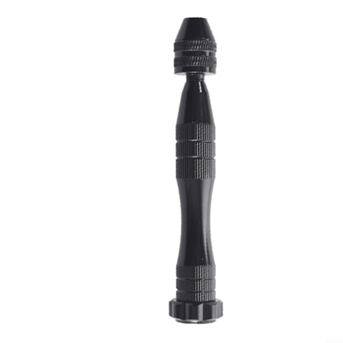 Taladro manual de precisión para manualidades de resina, carpintería y aplicaciones de arcilla polimérica con acabado tratado térmicamente y oxidado para mayor durabilidad y control (D)