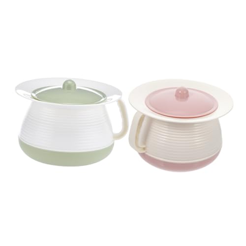 2個 スピットン便器便器 toilet ポータブルトイレ 大人用スピットン の小便ポット 幼児用スピットン 用つば おまる 小便器 プラスチック 再利用可能 Healvian