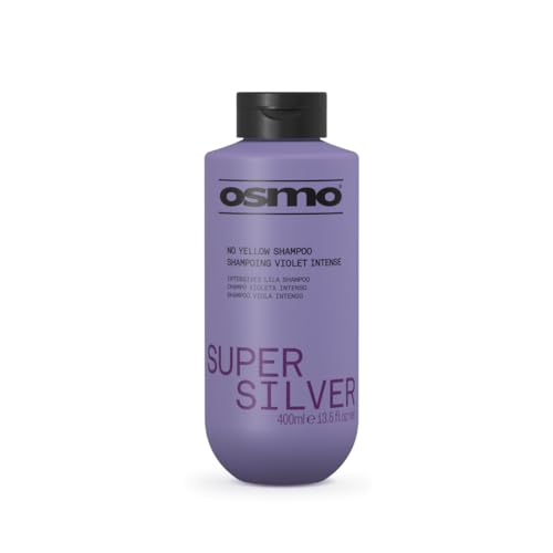 OSMO Super Silver Shampoo | Violet Pigment | No Yellow or Brass | Purple Toning for Ashy Results | Vegan. 400ml