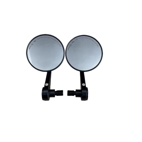 Retrovisores negros de 7/8 de aluminio para motos deportivas Kawasaki y Honda CB-R