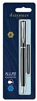 Waterman Allure – Penna stilografica, lacca nera opaca, inchiostro blu