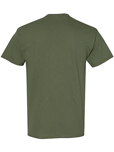 USAF Air Force Adult Short Sleeve T-Shirt in Military Green3