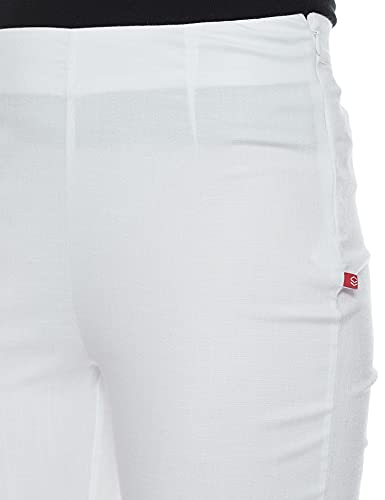 Image of BIBA Viscose Solid Regular Casual Pants
