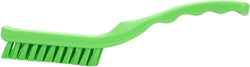 Image of SPARTA Detail Brush Grout Brush, Crevice Brush with Hanging Hole for Bathroom, Kitchens, Countertop, Plastic, 9 Inches, Lime