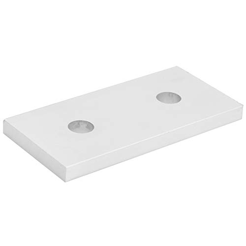10 Stück 2-Loch-Aluminium-Verbindungsplatte Vertikale Verbindungsplatte Bauindustrie Aluminium-Rahmenstruktur(2020-2 Hole)