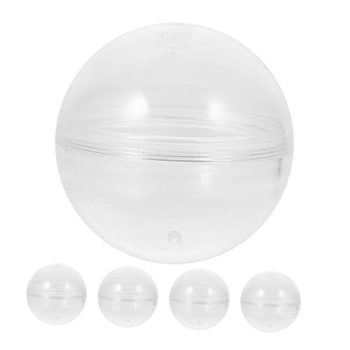 ifundom 5 Piezas caparazón de gacha Caja de Dulces Transparentes máquina expendedora máquina de chicles Juego máquinas expendedoras de para Bolas rellenables vacías