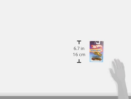 Image showing the Hot Wheels Ultra Hots packaging next to a ruler, indicating a height of 6.7 inches or 16 cm.