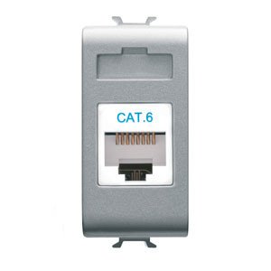 Gewiss Gw14423 Presa Energia Rj-45 Titanio