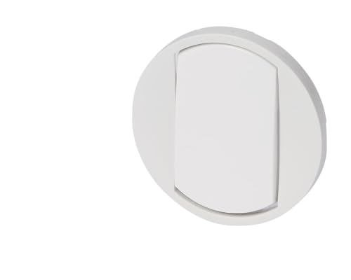 Legrand 068001 Enjoliveur Large Céliane pour Interrupteur, Va-et-vient ou Poussoir Soft, Blanc, Lot de 10