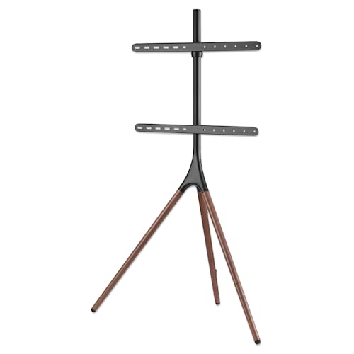 Opiniones y reviews de Base de madera para pantalla para comprar hoy. 33 Manhattan 461795 Soporte para TV con Trípode, de 45 'a 65', construcción de Aluminio y Acero, Patas de Madera de Nogal, Bases de Goma, Negro/marrón