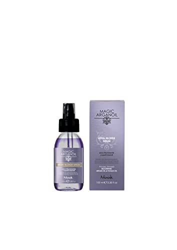 Siero illuminante antigiallo ideale per capelli biondi, decolorati o con mechés.