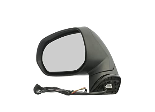 Alkar 6139858 Miroir convexe chauffant électrique extérieur complet avec clignotant/lumière de courtoisie