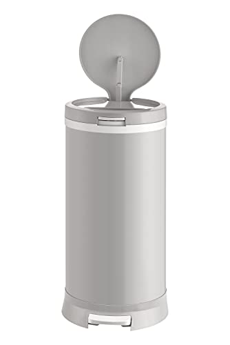 Bubula Premium Steel Diaper Waste Pail With Step Open, Gray #TOP1
