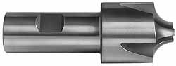 R Cobalt Steel Corner Rounding End Mill, Weldon Shank, Uncoated Bright Finish, Non-Center Cutting, 30 Deg Helix, 3 Flutes, 3.2500" Overall Length, 1.1250" Cutting Diameter, 1.1250" Shank Diameter