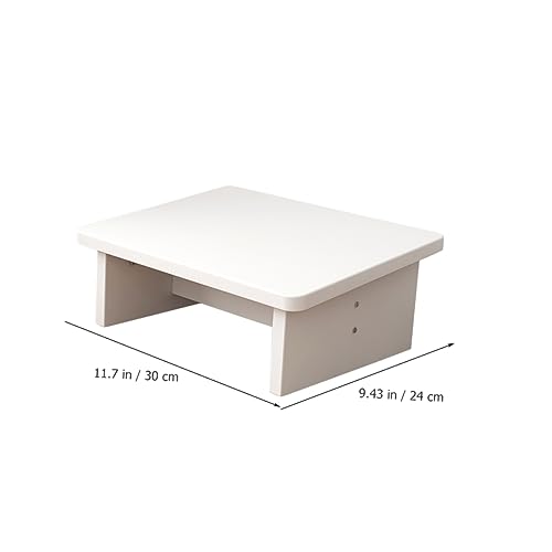 Reposapiés de madera ergonómico Angoily con base antideslizante de alta comodidad 5