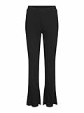 pantalones elasticos mujer amazon Pantalones Noisy May Mujer Pantalones Campana Casuales Deportivos Negro 42 (L)