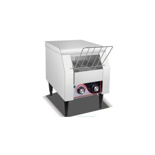 Garvee Commercial Toaster Conveyor 450 Slices/H Heavy Duty Industrial Conveyor Toaster Stainless Steel Electric Oven with Dual Heating Tube 7-speed Ad