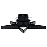 Farbe: Schwarz; Material: Metall; Abmessungen: 47 x 47 x 13,5 cm (L x B x H)