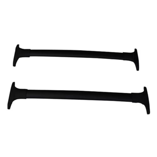 Barres de toit Ford Ecosport premium en aluminium noir avec rails transversaux