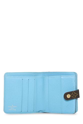 Pre-Loved Monogram Canvas Groom Compact Wallet, Brown4