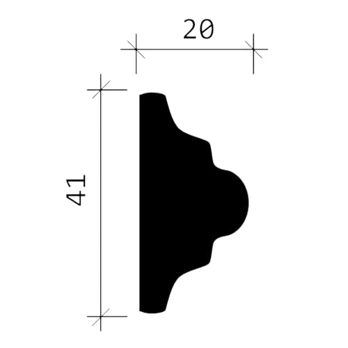 Moldura flexible para pared ideal para decorar salones con curvas de poliuretano 5