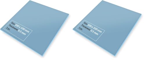 Image of ARCTIC TP-3: Premium Performance Thermal Pad, 100 x 100 x 0.5 mm (Stackable to 2.0 mm Without Performance Loss), 1 Piece - High Performance, Particularly Soft, Ideal Gap Filler, Bridging Gaps
