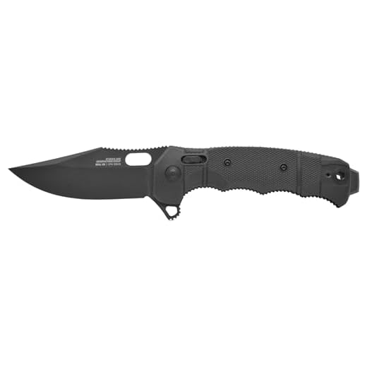 SOG High-Performance Duty S35VN Steel Ambidextrous Carry EDC 3.9" Sharp Blade Seal XR - USA Made Folding Knife