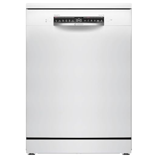 Bosch SMS4EMW01F, Série 4, Lave-vaisselle 60 cm, Pose libre, Blanc