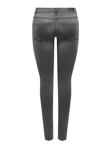ONLY NOS Damen Skinny Skinny Jeans onlROYAL REG SK DNM JEANS BJ312 NOOS 15159650, Gr. W27/L30 (Herstellergröße: S), Grau (Dark Grey Denim) – Ansicht 4