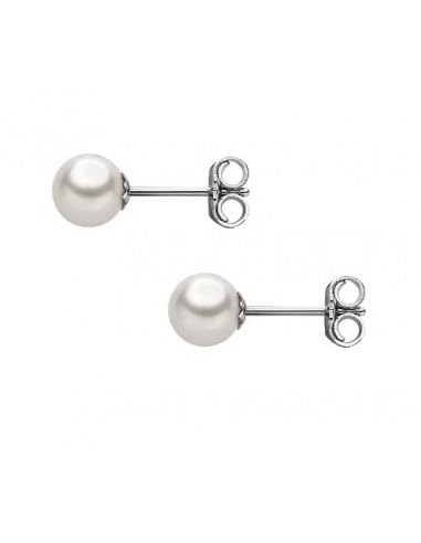 Boucles d'oreilles femme Comete or 9 carats perles de culture KORP