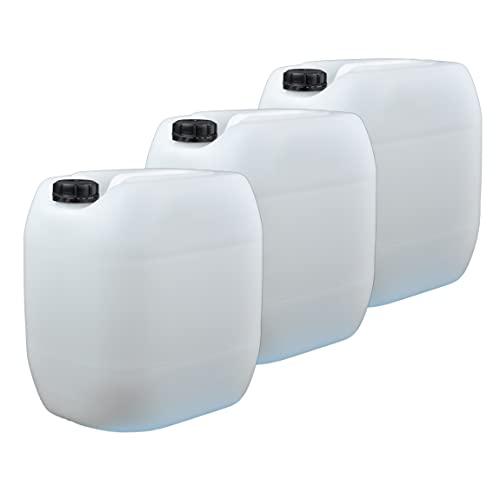 Wasserkanister 3er Set 30 Liter für Camping und Outdoor