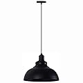 Lightess Black Pendant Light Dimmable, Industrial Hanging Lights Metal Barn Farmhouse Kitchen Lighting Edison Ceiling Mount Fixture, OLL466