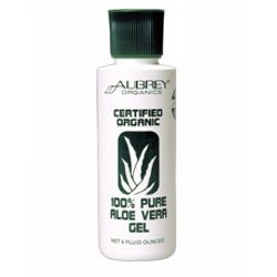 THREE PACKS of Aubrey Organics 100% Organic Aloe Vera Gel 4oz