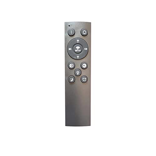 Lámpara lineal LED de madera YISDESIGN Black1 con mando a distancia para comedor