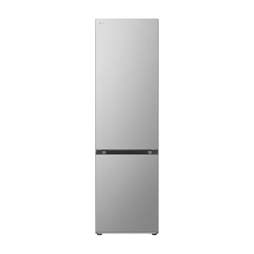 LG GBV3200CPY Frigorifero Combinato Total No Frost, Classe C, 387L, Porte Piatte, Tecnologia Door & Linear Cooling, Fresh Converter, Compressore Smart Inverter, Smart Diagnosis, Wine Rack, Argento