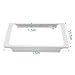 W10861519 W10628698 Deli Drawer Hanger Shelf Refrigerator for Whirlpool Refrigerator Shelf Frame (Without Glass) Crisper Pan Cover fits AP5999492, 4382323, PS11731608