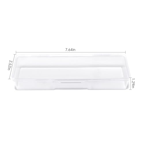 Set 4 cajas transparentes para herramientas de uñas miniatura 4