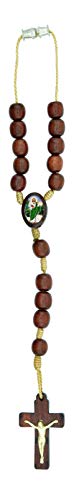 Wood Prayer Beads - Made in Brazil I Religious Car Ornaments