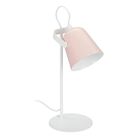 Relaxdays Schreibtischlampe, Metall Tischlampe, schwenkbarer Schirm Cover