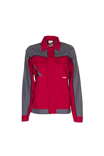 Planam 2390040 Highline Damen Bundjacke, Rot/Schiefer/Schwarz, Größe 40