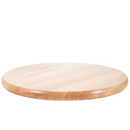 Housse de siège en bois massif kaki de tabouret rond chic - 2