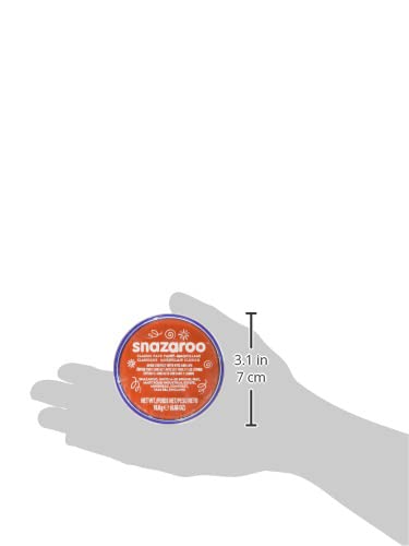 Snazaroo Classic Face Paint, Dark Orange, 18ML (Pack of 1) ,1118552