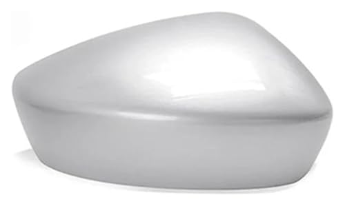 ドアミラーイドミラー カバー 用 マツダ 用 CX-5 2013 2014 用 サイドウィングミラーカバー 外装バックミラーハウジングシェル リアビューキャップ カーアクセサリー(Silver,Right)