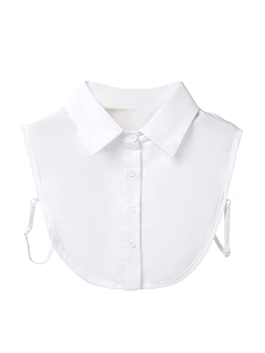 Verdusa Women's Fake Collar Detachable Dickey Collar Half Shirts Blouse