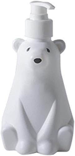 Amazon アルコールディスペンサー 自動アルコール Soapディスペンサーの子供のローションまたはsoapディスペンサーポンプホワイトかわいいクマ 動物ローションディスペンサー 台所 トイレに適しています ソープ シャンプー用ディスペンサー ホーム キッチン