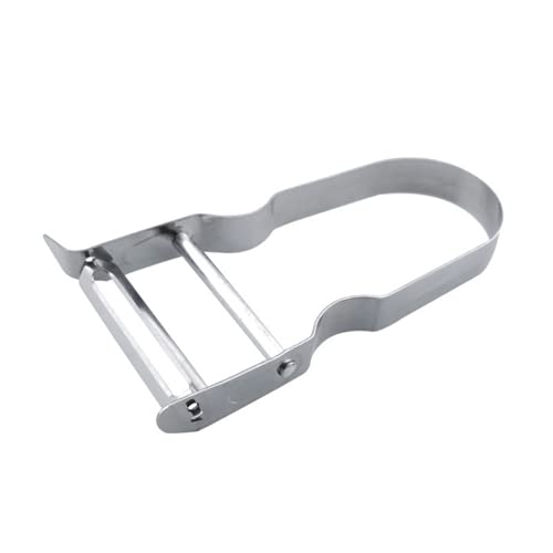 1 x Edelstahl-Gemüse-/Obstschäler, Lebensmittel-Schäler, Kartoffelschäler, Küchenhelfer, Küchenutensilien, Langlebigkeit