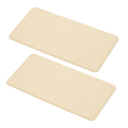 YELARXI Felt Base Shaper, Bag Bottom Shaper Purse Organizer Insert, Handbag Organizers Arc Corner Liner Board Insert, 11 x 6 Inch Fit for Purse Tote Bag Handbag Women (2 Pack, Beige)