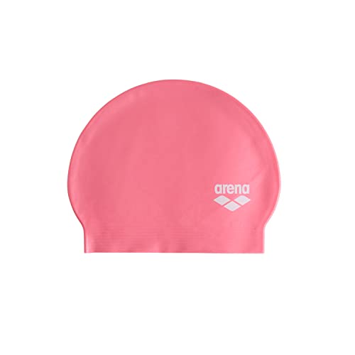 Arena Soft Latex Swim Cap For Women And Men, Prints And Solid Colors, Pearl Pink #TOP15