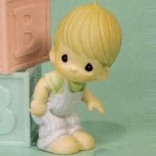 Precious Moments Baby Boy Figurine